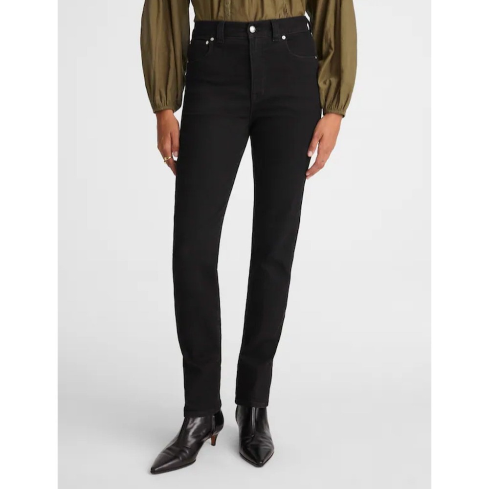 Madewell | The Perfect Vintage Jean Black High Rise Tapered Jeans | Sz 26